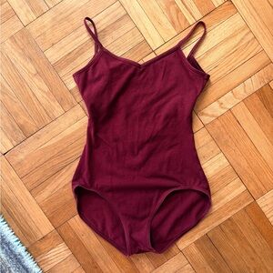 Capezio Burgundy Leotard - Adult M